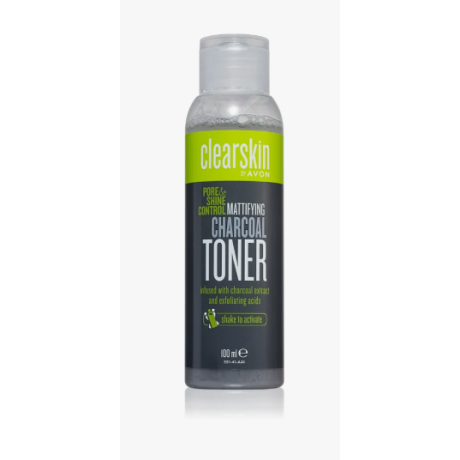 Clearskin Pore & Shine Control hiilikasvovesi 100ml