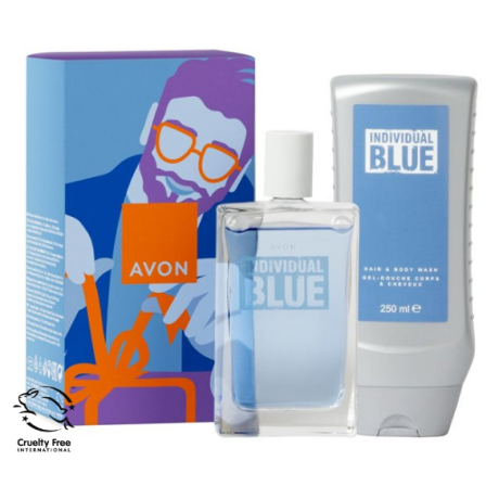 Individual Blue lahjasetti Edt 75ml + Suihkugeeli 250ml 