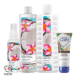 Senses Tahitin kosmetiikkasetti 500ml + 500ml+ 100ml + 75ml