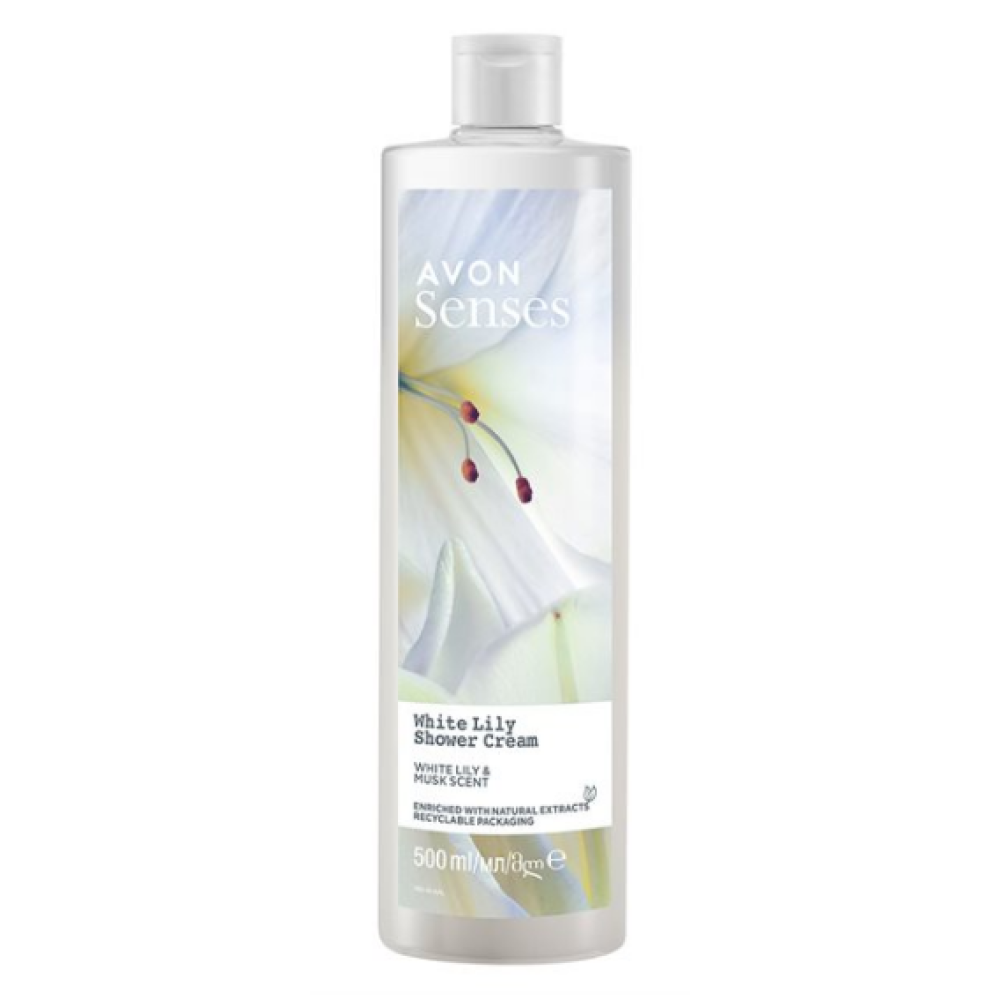 Senses White Lily voidemainen suihkugeeli 500ml