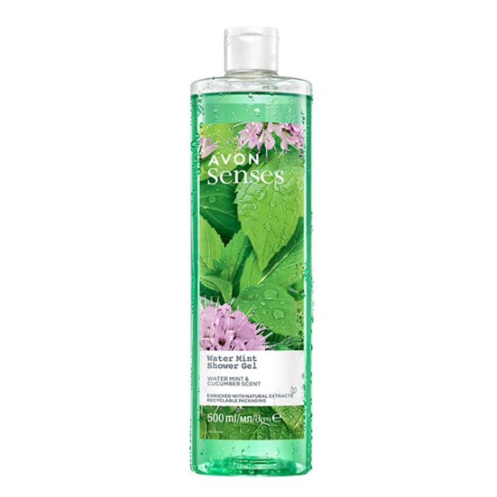 Senses Water Mint -suihkugeeli 500ml