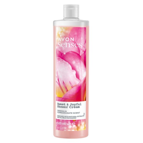 Senses L'amour Sunrise ruusun ja meripihkan suihkugeeli 500 ml 