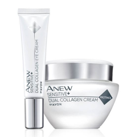 ANEW Sensitive+ setti 10 x Protinolilla (SY-voide 15ml + Kasvovoide 50ml)