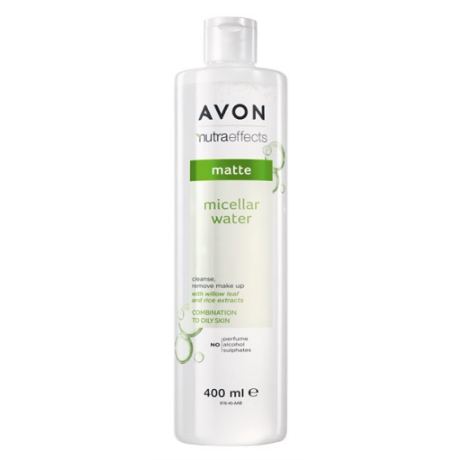 Nutra Effects MATTE misellivesi rasvoittuvalle ja sekaiholle 400ml  