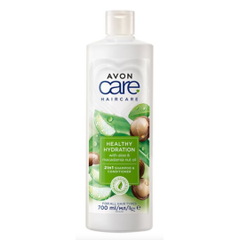 AVON CARE Shampoo&hoitoaine 2in1 aloe&macadamia öljy 700ml