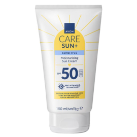 AVON CARE SUN+Kosteuttava aurinkovoide herkälle iholle SPF50 150ml