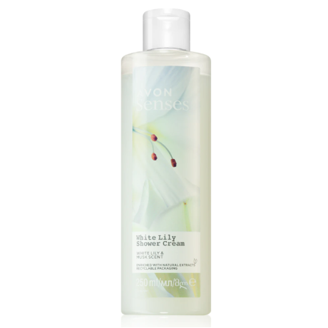 Senses White Lily voidemainen suihkugeeli 250ml