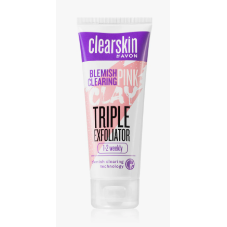 Clearskin Blemish Clearing Pink Clay -kolmitehoinen kuorinta 75ml