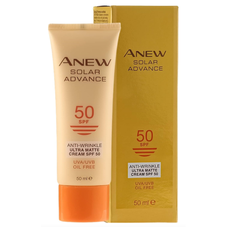 Anew Solar Advance aurinkovoide, joka mattaistaa SPF 50 2023
