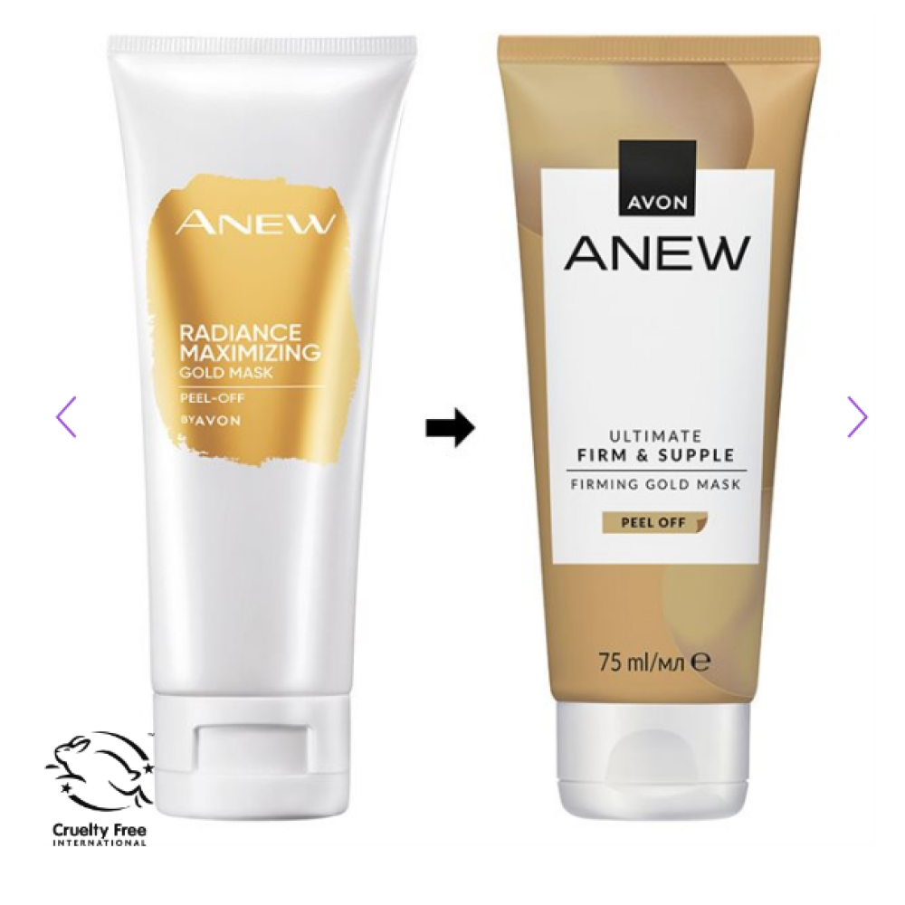 Anew Ultimate Kiinteyttävä Kultainen kalvonaamio kasvoille 75ml 