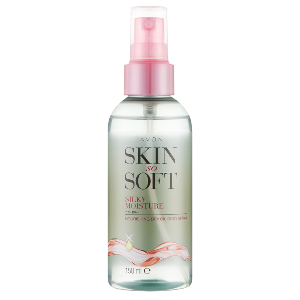 Skin So Soft Kuivaöljysuihke Silky Moisture + Argan 150ml