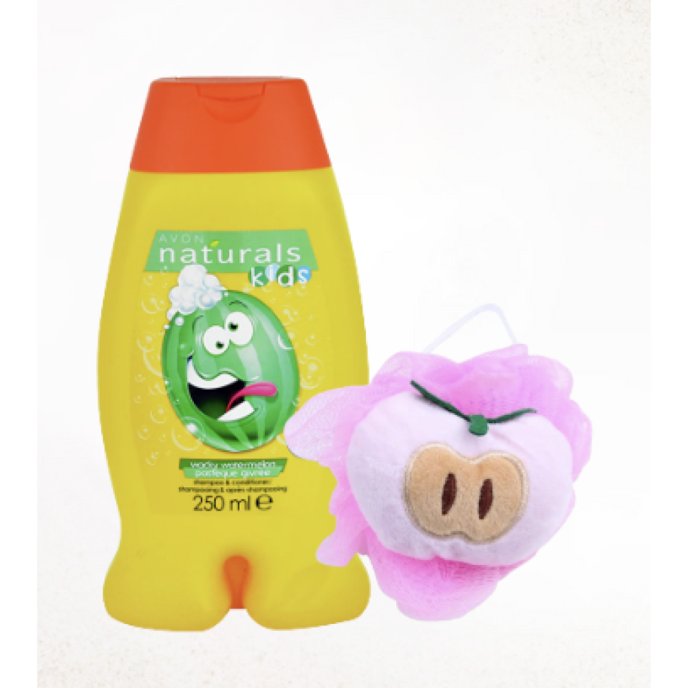 Naturals kids Grazy vesimeloni 2in1 Shampoo ja hoitoaine 250ml