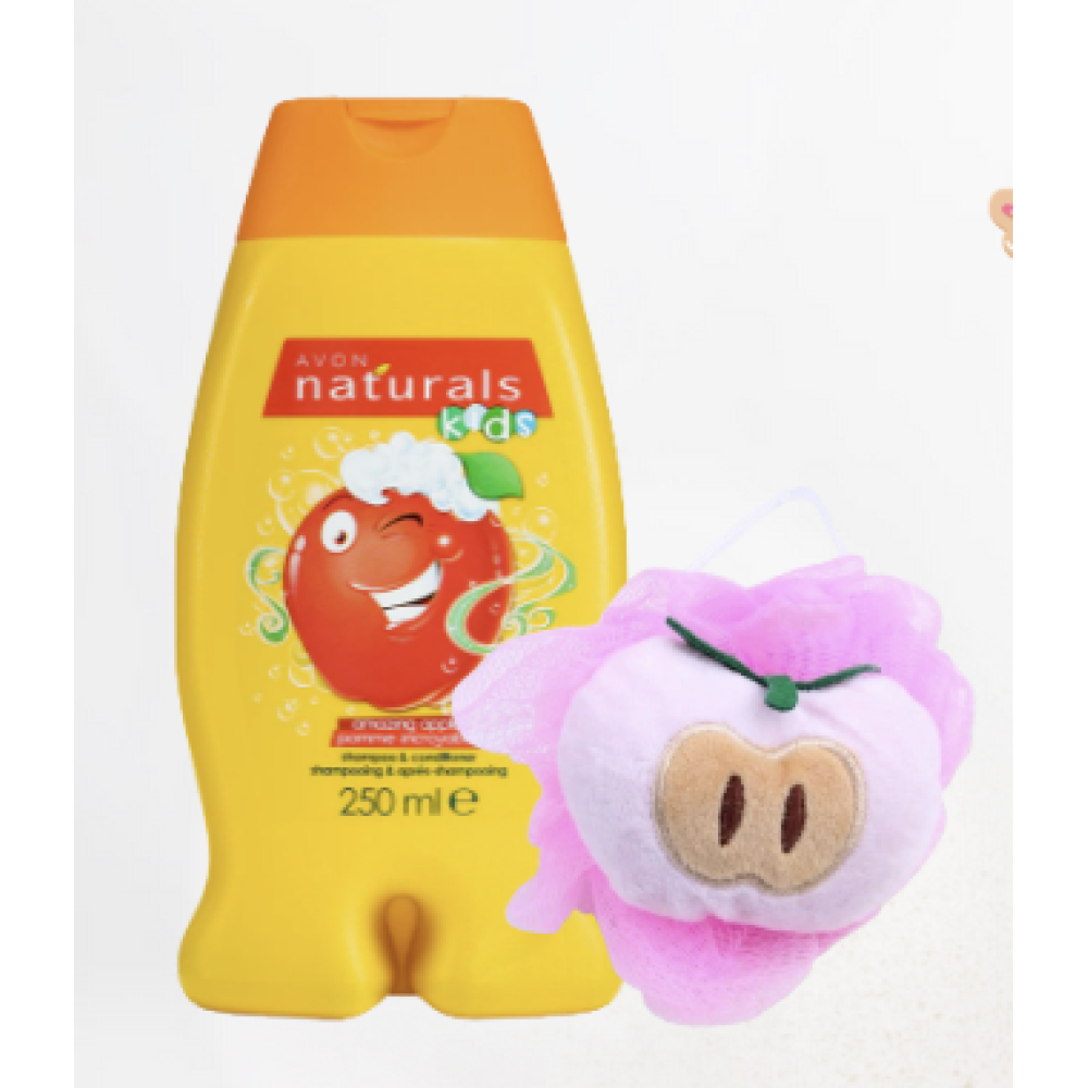 Naturals kids Amazing Apple shampoo,- ja hoitoaine 250ml