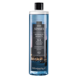 Senses Monaco Nights Suihkugeeli Miehille 500ml