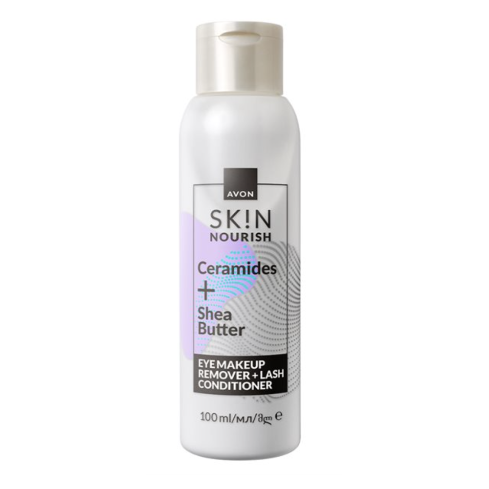 SKIN Nourish Silmämeikin poistoaine & Ripsien hoitoaine 100ml
