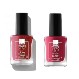 Kynsilakkasetti Holiday Ruby (sis. Geelikynsilakat Eternal Flame 10ml & Velvet Heart 10ml)