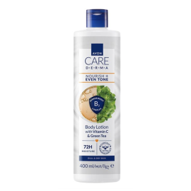 Avon Care DERMA NOURISH + EVEN TONE väsyneelle ja kuivalle iholle vartalovoide 400ml