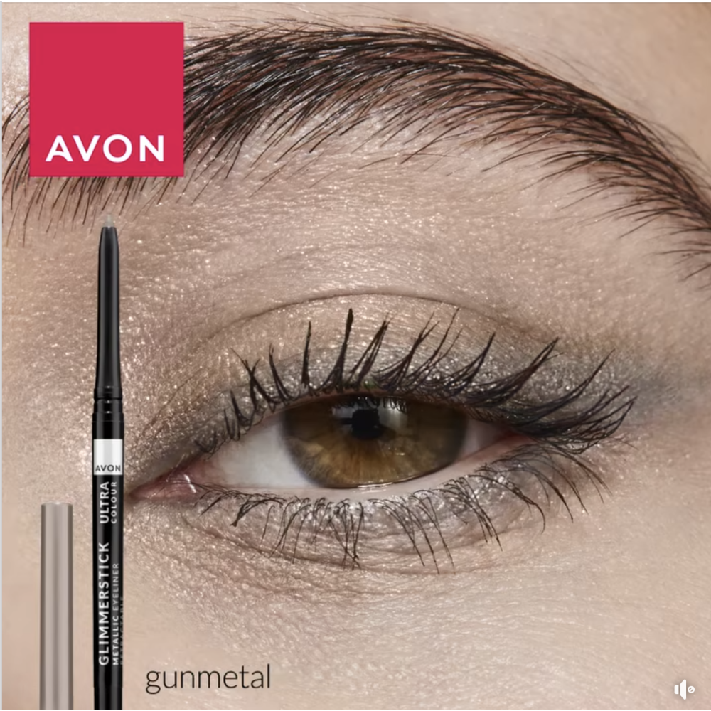 Silmänrajauskynä Glimmerstick Metallic Gunmetal 0.35g