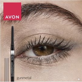 Silmänrajauskynä Glimmerstick Metallic Gunmetal 0.35g