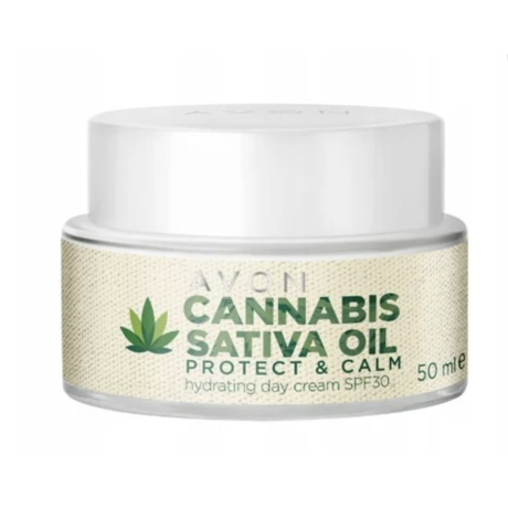 Cannabis rauhoittava päivävoide hamppuöljyllä SPF 30 50ml
