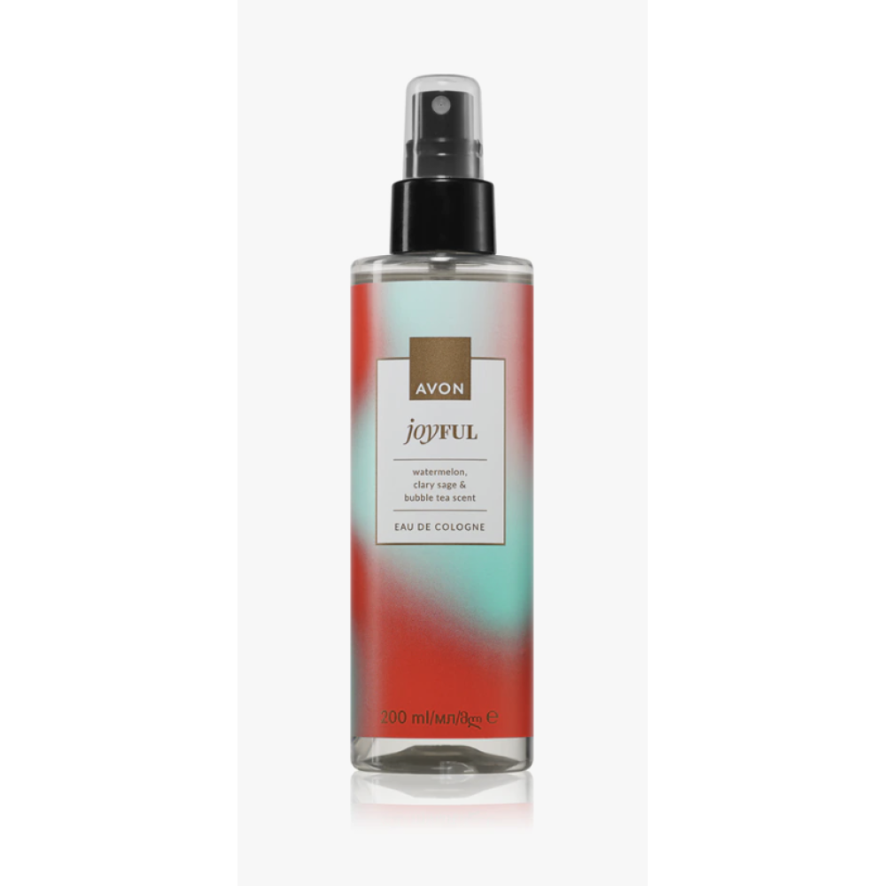 Vartalotuoksu JOYFUL, vesimeloni, kuplatee, myskisalvia 200ml