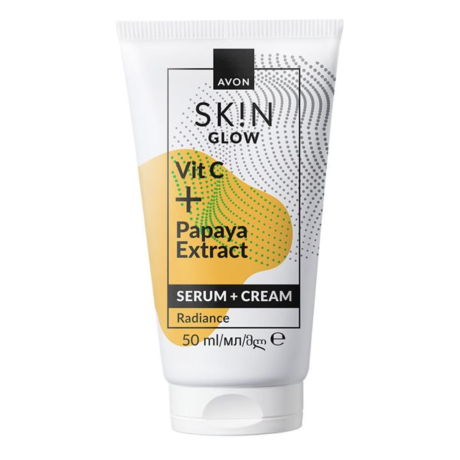 SKIN Kirkastava seerumi ja kasvovoide 2in1 50ml  