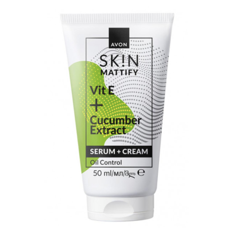 SKIN Mattapintaistava seerumi ja kasvovoide 2in1 50ml