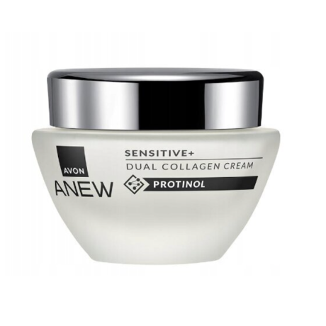 Anew Kollageenia tehostava ja rauhoittava Sensitive+ kasvovoide  herkkäihoisille 10 x Protinolilla 50ml