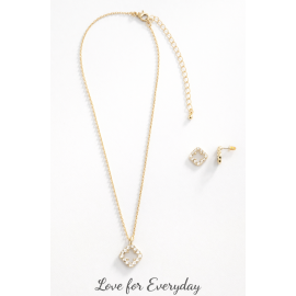 Korusetti Love for Everyday (kaulakoru ja korvakorut)