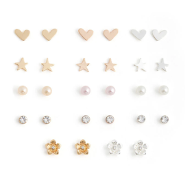 Korvakorusetti Love for Everyday 14 paria korvakoruja