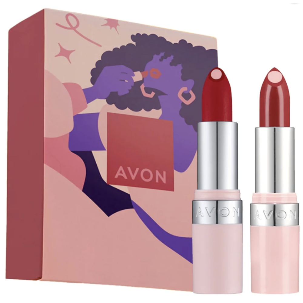 Huulipunasetti Hydramatic Red matte & Shine Duo Lahjasetti 2 x 3.6g