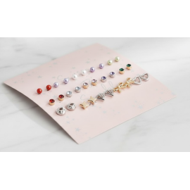 Korvakorusetti SEASON TO SPARKLE 15 paria korvakoruja