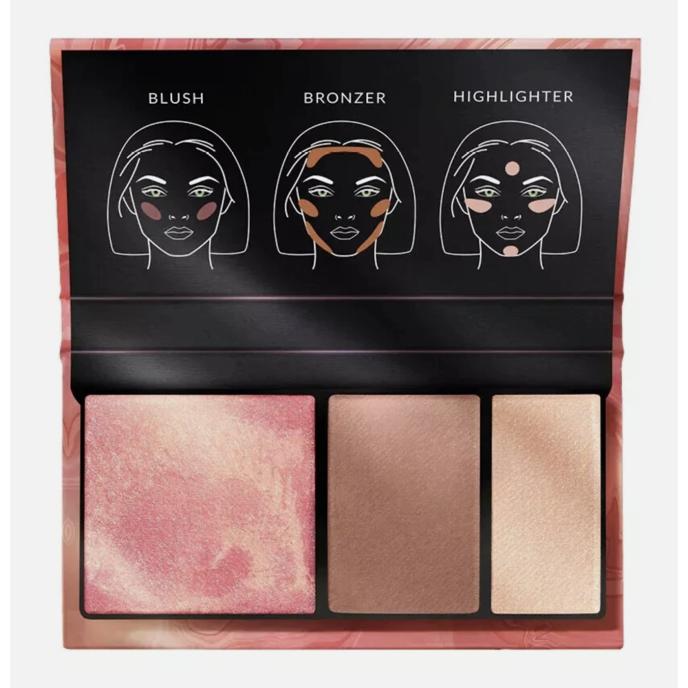 3-in-1 -meikkipaletti Ultra Colour sävy: Sunkissed 3,8g 