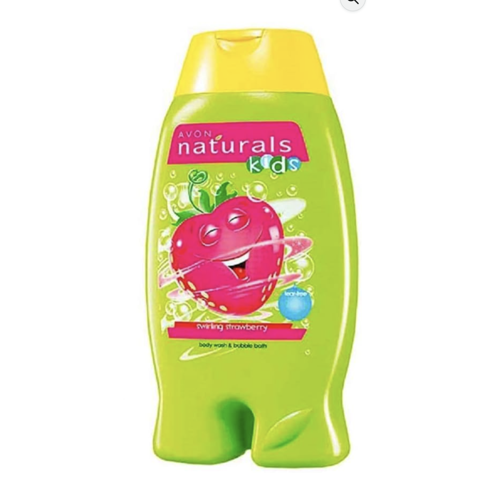 Naturals kids Swirling Strawberry suihkugeeli ja kylpyvaahto 250ml