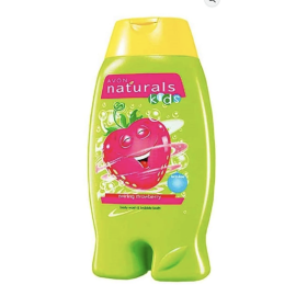 Naturals kids Swirling Strawberry suihkugeeli ja kylpyvaahto 250ml