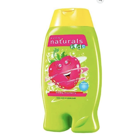 Naturals kids Swirling Strawberry suihkugeeli ja kylpyvaahto 250ml