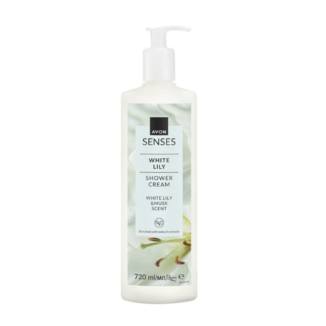 Senses White Lily voidemainen suihkugeeli 720ml