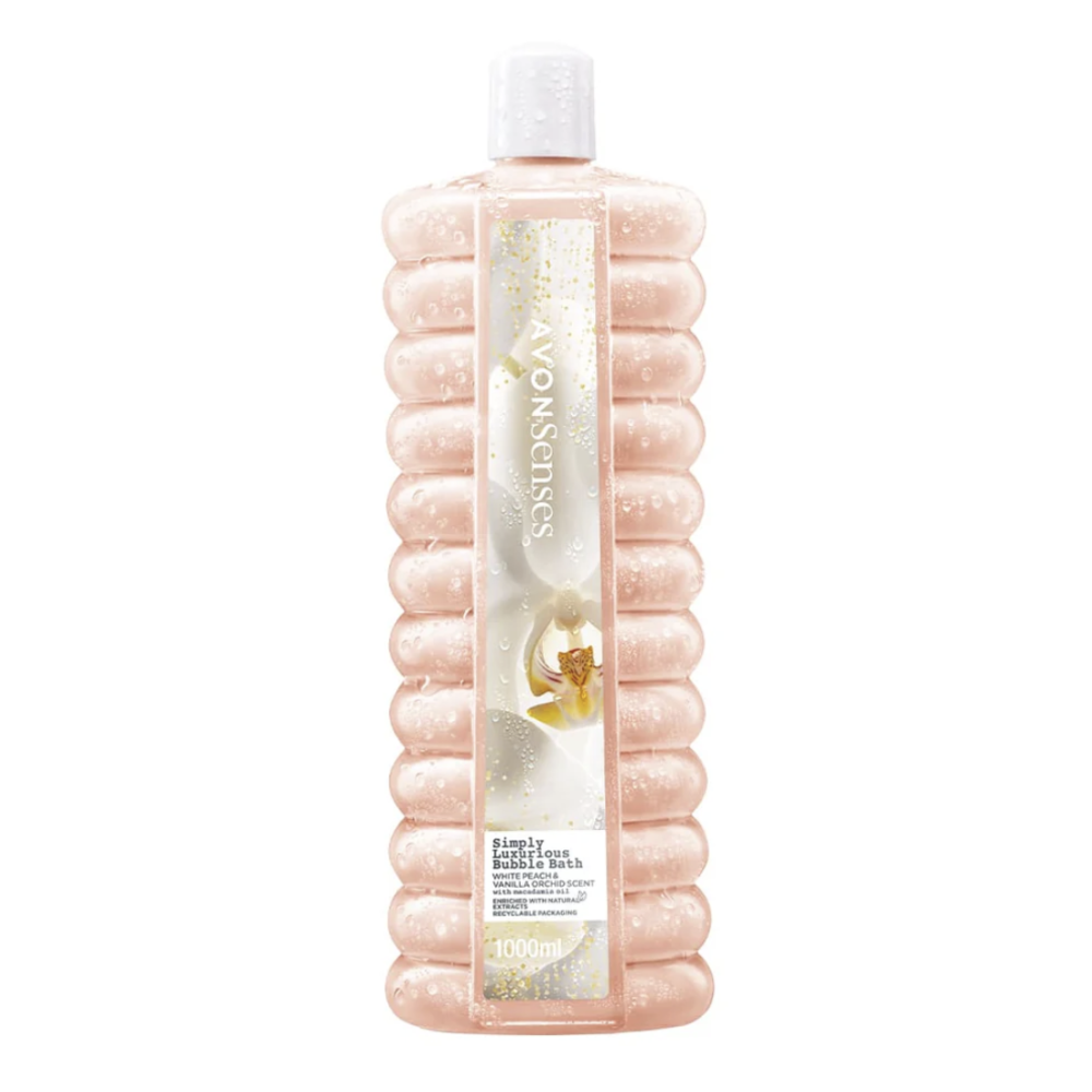 Senses Kylpyvaahto Simply Luxurious Persikka & Vaniljankukka 1000ml