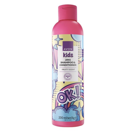 AVON Kids 2in1 Shampoo&Hoitoaine 200ml
