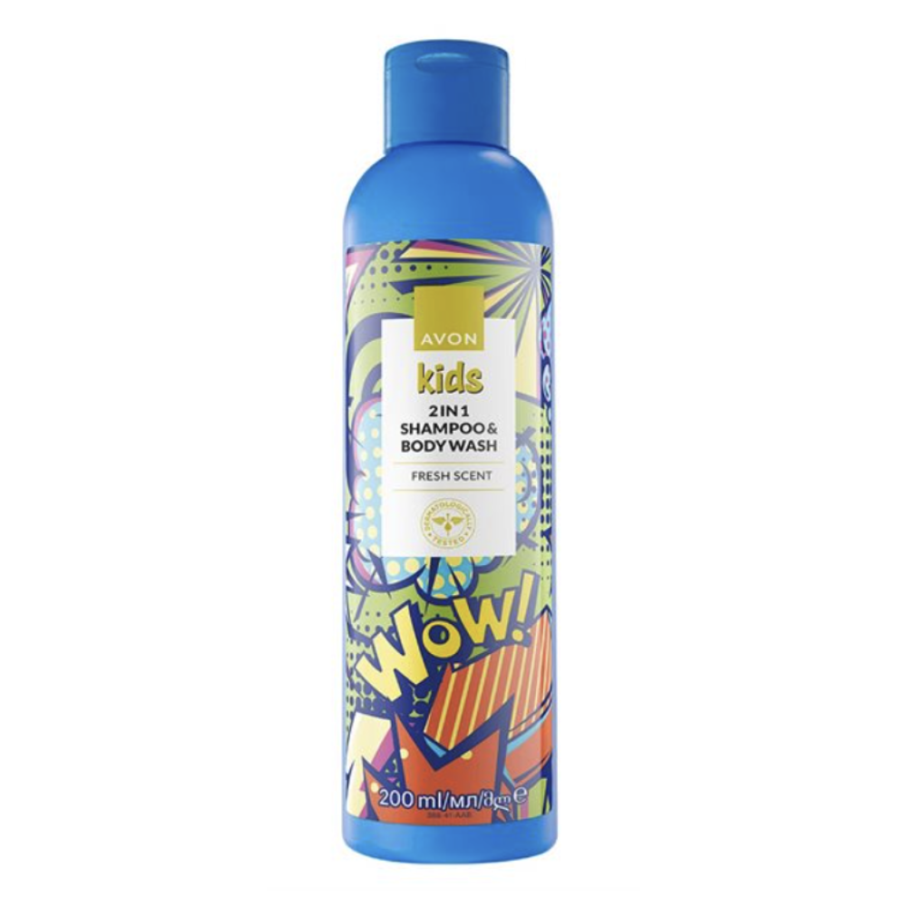 AVON Kids 2in1 Shampoo&Hoitoaine FRESH 200ml