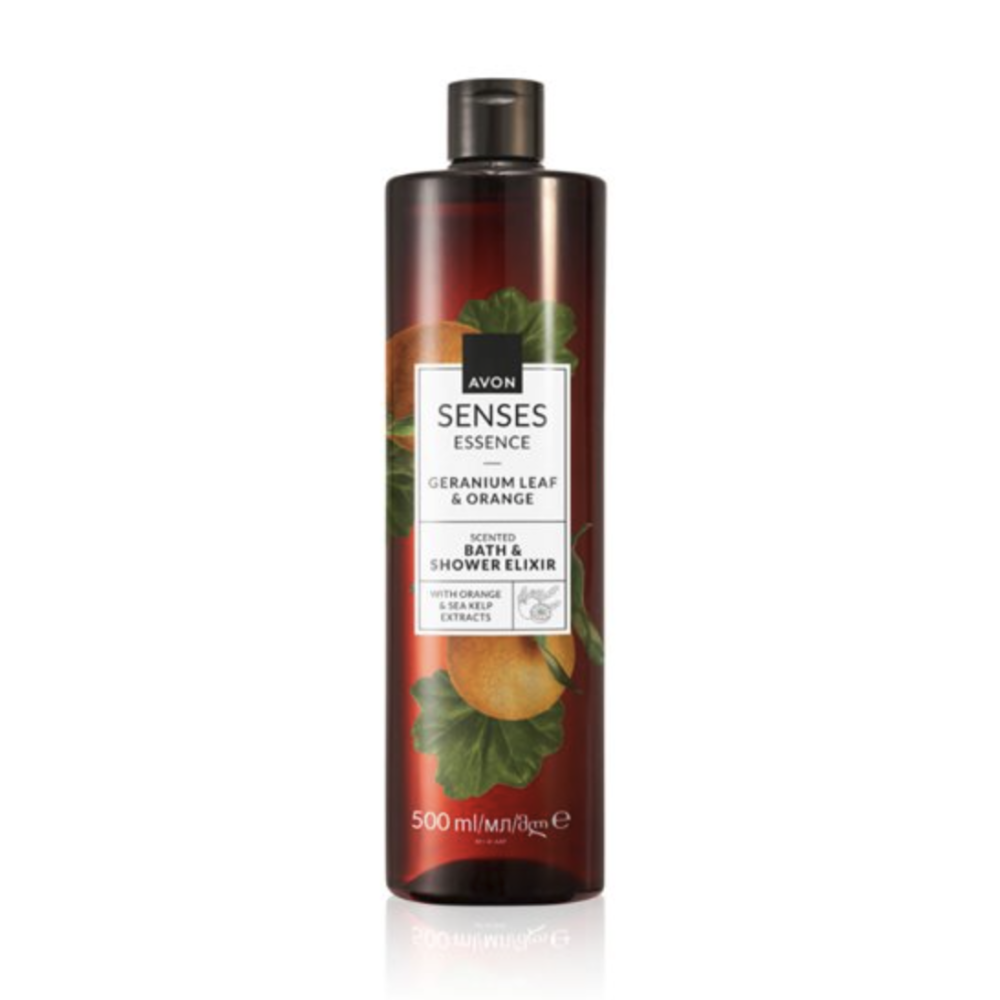 Senses ESSENCE Suihku/Kylpyeliksiiri Geranium Leaf&Orange 500ml