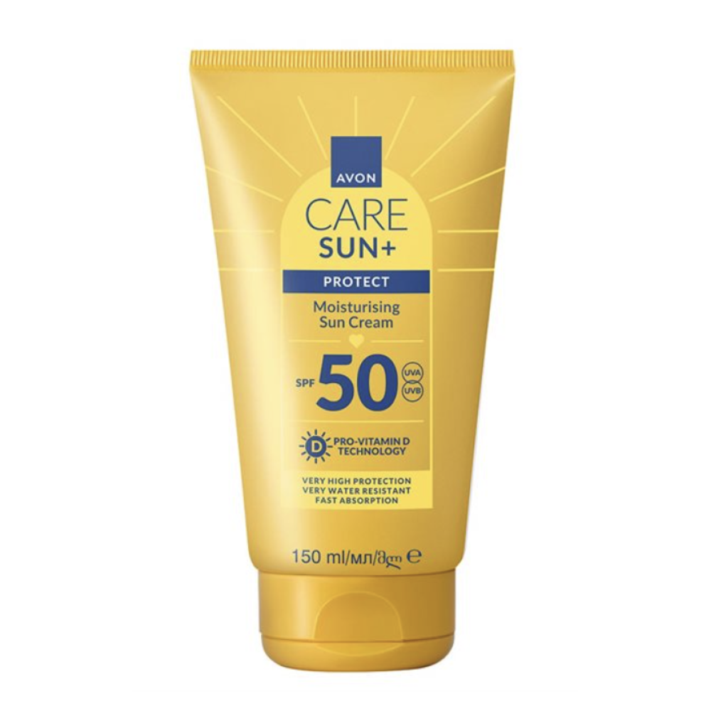 AVON CARE SUN+ Kosteuttava Aurinkovoide SPF50 150ml