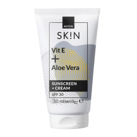 SKIN Aurinkosuoja + voide Vit E + Aloe Vera SPF30 50ml