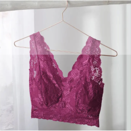 Rintaliivit AVON Lace Overlay Bra koko XL Fucsia