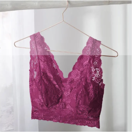 Rintaliivit AVON Lace Overlay Bra koko XL Fucsia