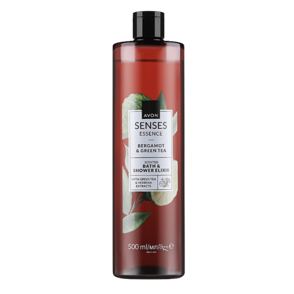 Senses ESSENCE Bergamot&Green Tea Kylpy- ja Suihkueliksiiri 500ml