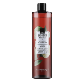 Senses ESSENCE Bergamot&Green Tea Kylpy- ja Suihkueliksiiri 500ml
