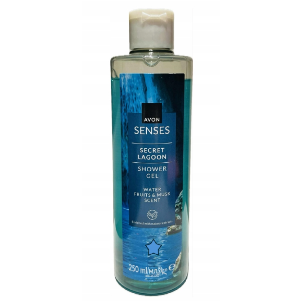 Senses Secret Lagoon Suihkugeeli 500ml (kuvassa 250ml, mutta tämä on 500ml)