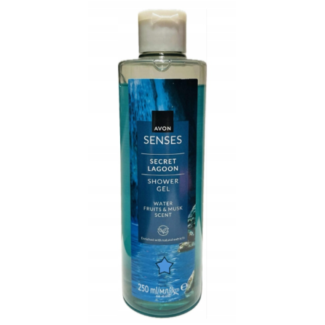 Senses Secret Lagoon Suihkugeeli 500ml (kuvassa 250ml, mutta tämä on 500ml)