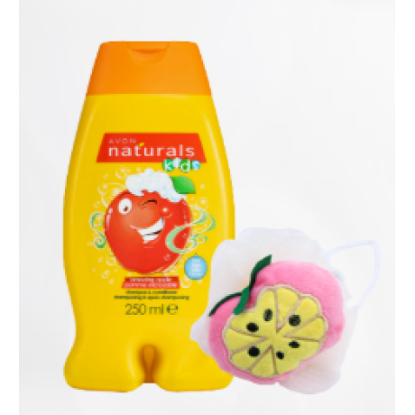 Naturals kids Amazing Apple shampoo,- ja hoitoaine 250ml